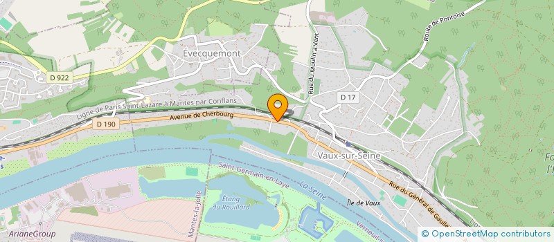 localisation de l'entreprise MADAME NADINE ALEXANDRE à VAUX-SUR-SEINE