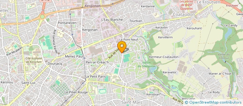 localisation de l'entreprise MADAME NADINE ALLANCON à BREST