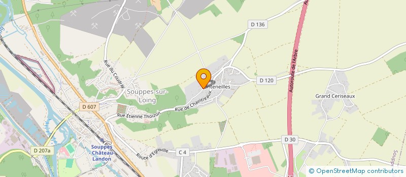 localisation de l'entreprise MADAME NADINE ALLARD  SOUPPES-SUR-LOING