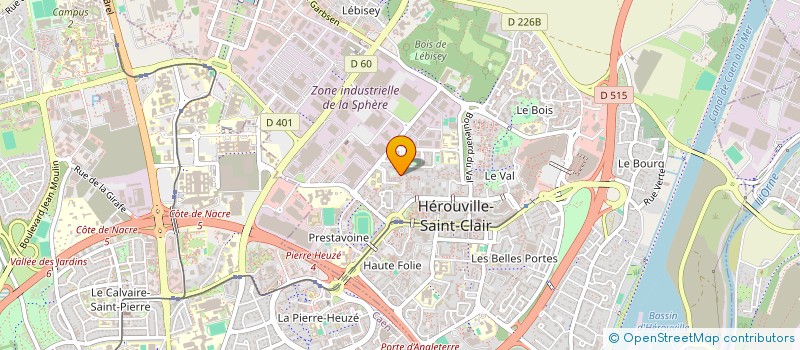 localisation de l'entreprise MADAME NADINE AMINOU KARIMOU à HEROUVILLE-SAINT-CLAIR