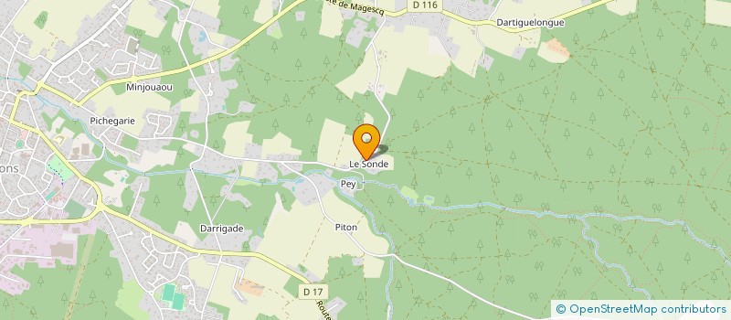 localisation de l'entreprise MADAME NADINE ANDRE  SOUSTONS