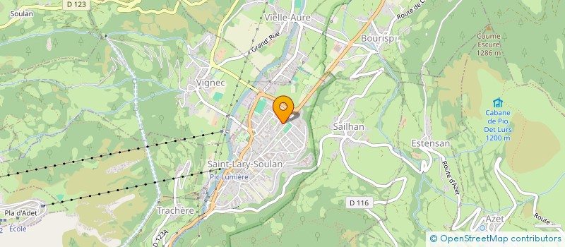 localisation de l'entreprise MADAME NADINE ARNAIS  SAINT-LARY-SOULAN