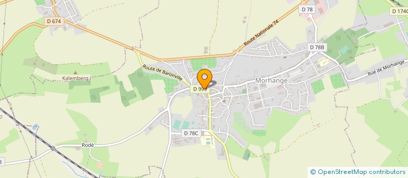 localisation de l'entreprise MADAME NADINE ARNOULD  MORHANGE