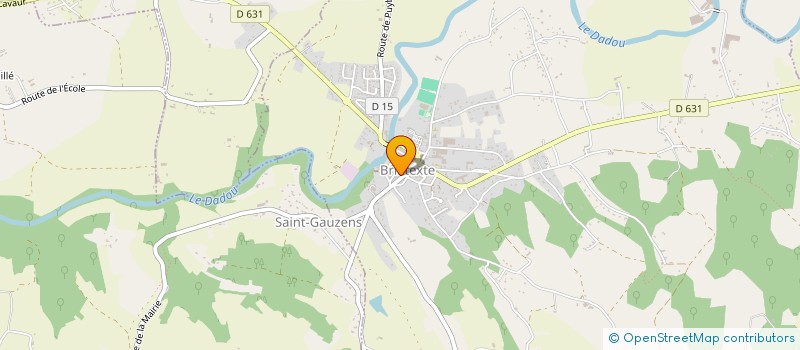 localisation de l'entreprise MADAME NADINE ARQUE  BRIATEXTE