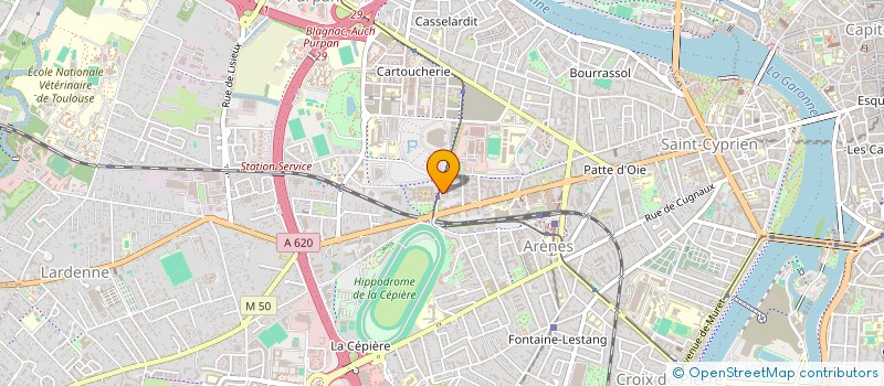 localisation de l'entreprise MADAME NADINE ASTOR à TOULOUSE