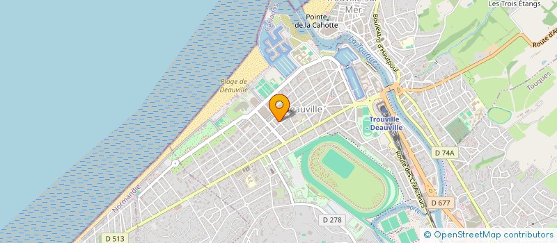 localisation de l'entreprise MADAME NADINE ATTARIAN  DEAUVILLE