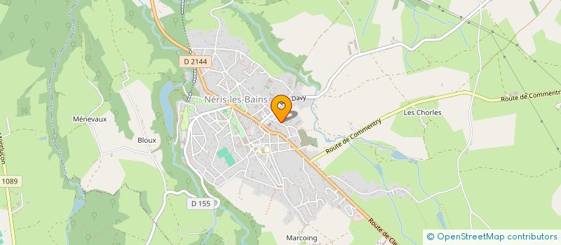 localisation de l'entreprise MADAME NADINE AUGUSTINYAK à NERIS-LES-BAINS
