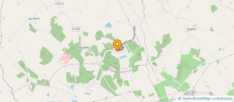 localisation de l'entreprise MADAME NADINE AUREILLE  SAVIGNAC-SUR-LEYZE