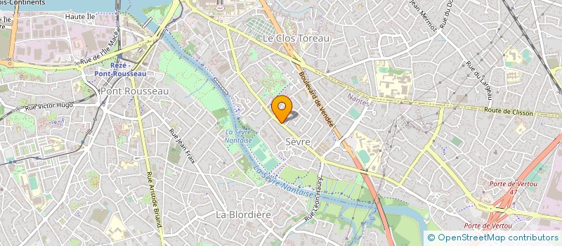 localisation de l'entreprise MADAME NADINE BABIN à NANTES