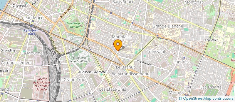 localisation de l'entreprise MADAME NADINE BADR  LYON