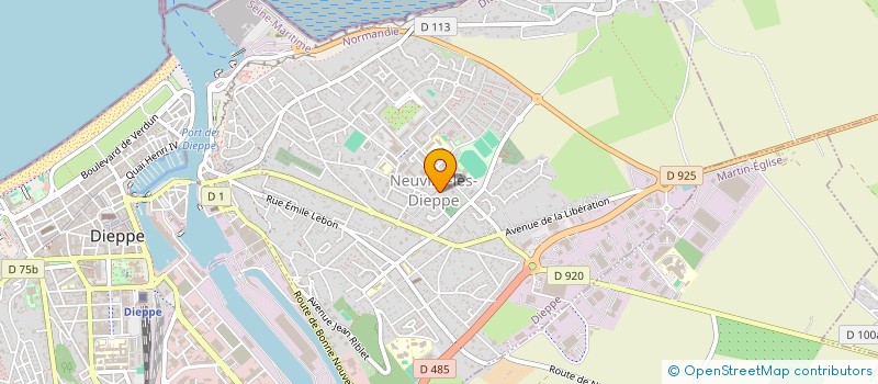 localisation de l'entreprise MADAME NADINE BANCE à DIEPPE