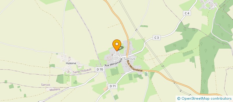 localisation de l'entreprise MADAME NADINE BARBIER  SARCUS