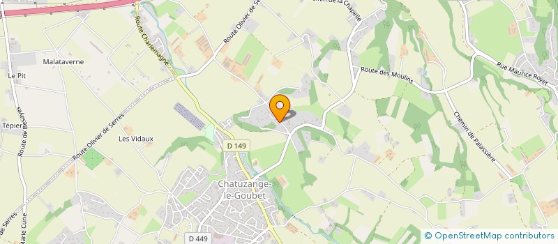 localisation de l'entreprise MADAME NADINE BARDIN  CHATUZANGE-LE-GOUBET