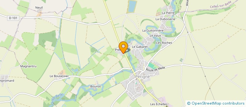 localisation de l'entreprise MADAME NADINE BARICAULT  PERIGNE