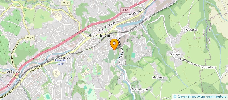 localisation de l'entreprise MADAME NADINE BARNIER à RIVE-DE-GIER