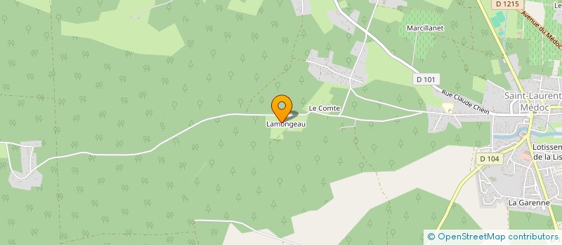 localisation de l'entreprise MADAME NADINE BARON à SAINT-LAURENT-MEDOC