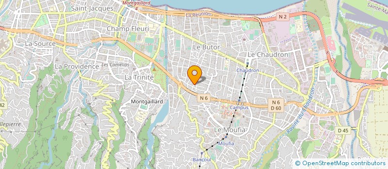 localisation de l'entreprise MADAME NADINE BARRET  SAINT-DENIS