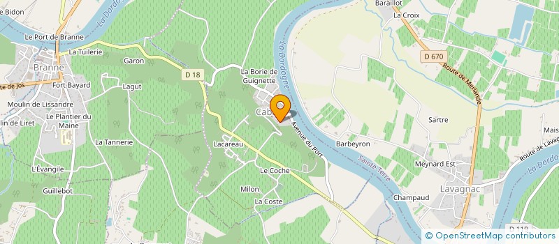 localisation de l'entreprise MADAME NADINE BARTH  MOULIETS-ET-VILLEMARTIN