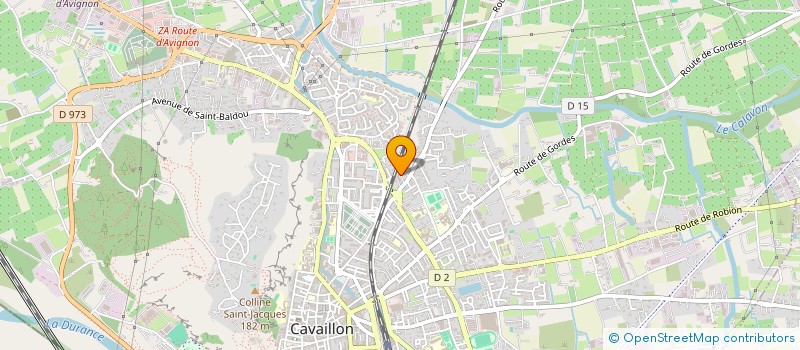 localisation de l'entreprise MADAME NADINE BASSANELLI  CAVAILLON