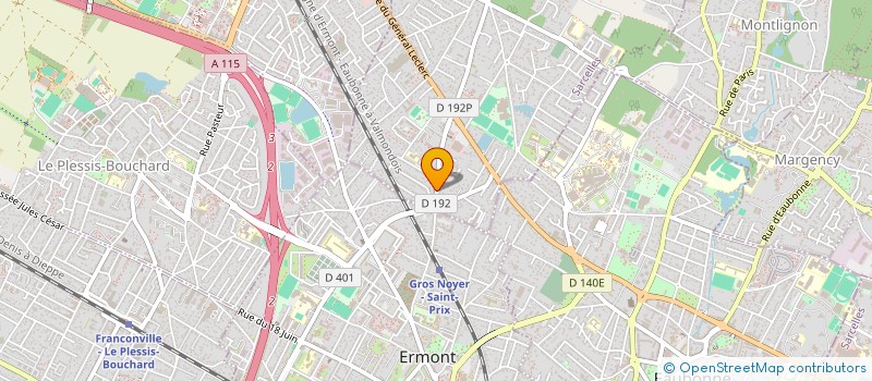 localisation de l'entreprise MADAME NADINE BAUDOUIN à SAINT-PRIX