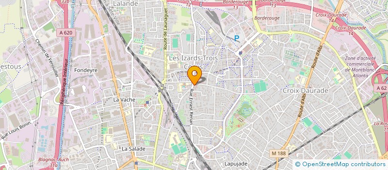 localisation de l'entreprise MADAME NADINE BAZ  TOULOUSE