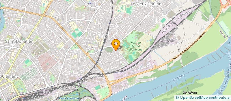 localisation de l'entreprise MADAME NADINE BEDUNEAU à NANTES