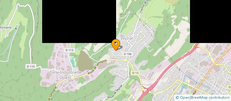 localisation de l'entreprise MADAME NADINE BELIN à OYONNAX