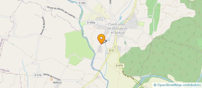 localisation de l'entreprise MADAME NADINE BERBIGUIER  SAINT-JEAN-DE-MARUEJOLS-ET-AVEJAN