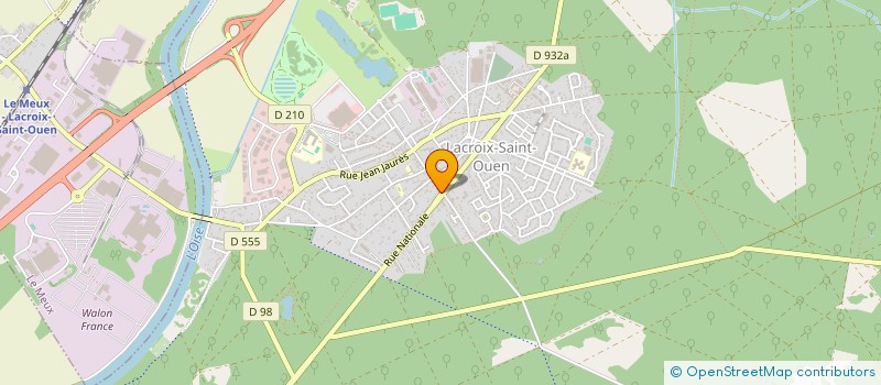 localisation de l'entreprise MADAME NADINE BERNARDI  LACROIX-SAINT-OUEN