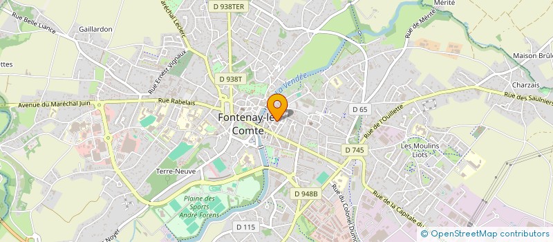 localisation de l'entreprise MADAME NADINE BERNOT à FONTENAY-LE-COMTE