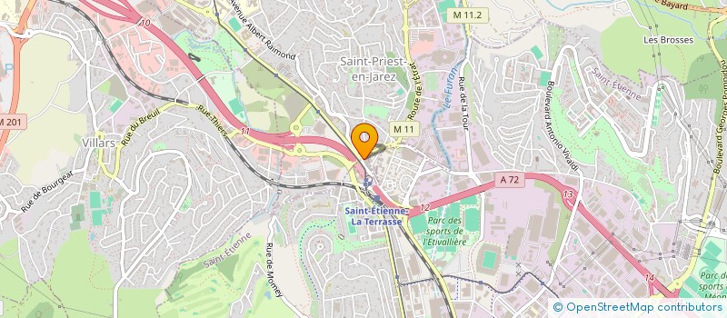 localisation de l'entreprise MADAME NADINE BESSET  SAINT-ETIENNE