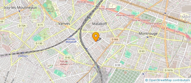 localisation de l'entreprise MADAME NADINE BIBOUM NYEMB à MALAKOFF
