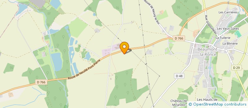 localisation de l'entreprise MADAME NADINE BILBAULT  SEMBLANCAY