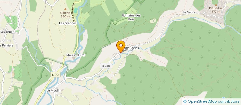 localisation de l'entreprise MADAME NADINE BLAIS  MONTCLAR-SUR-GERVANNE