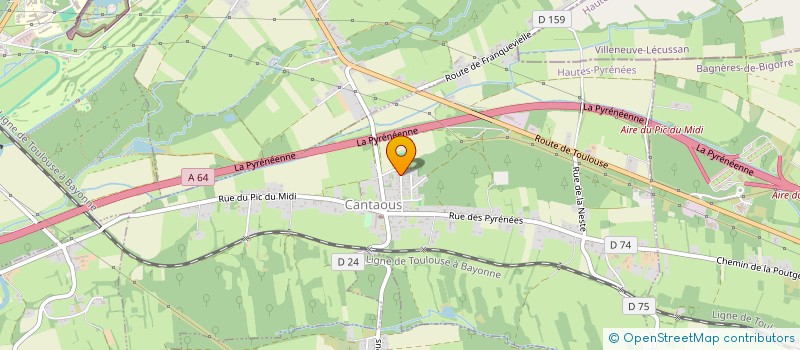 localisation de l'entreprise MADAME NADINE BOISSERIE  MAZERES-DE-NESTE