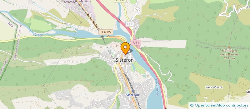 localisation de l'entreprise MADAME NADINE BONIS à SISTERON