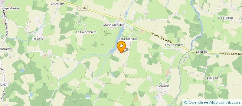 localisation de l'entreprise MADAME NADINE BONNETON à SAINT-NIZIER-LE-BOUCHOUX
