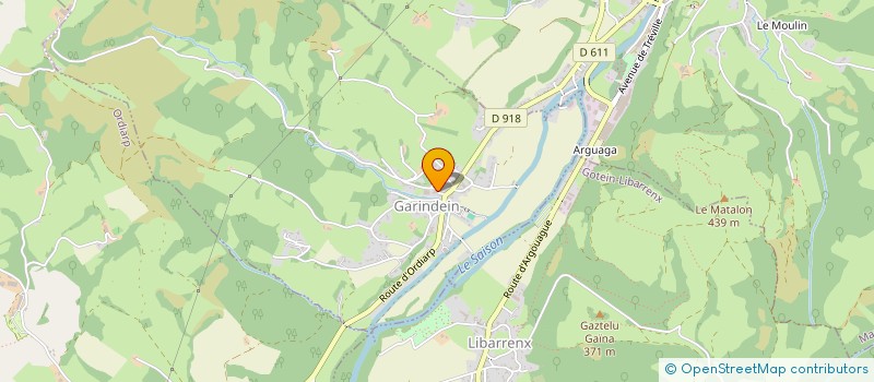 localisation de l'entreprise MADAME NADINE BOSCQ  GARINDEIN