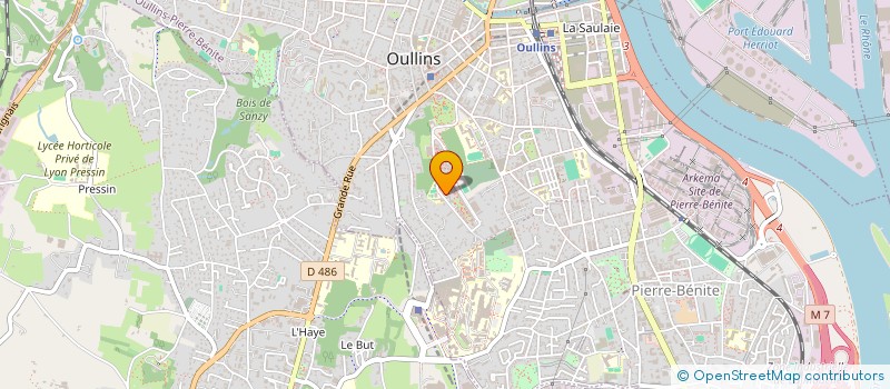 localisation de l'entreprise MADAME NADINE BOUCABEILLE  OULLINS-PIERRE-BENITE