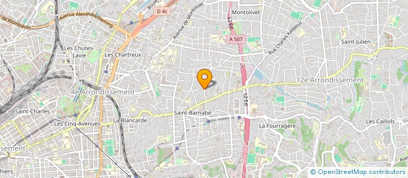 localisation de l'entreprise MADAME NADINE BOUDES à MARSEILLE