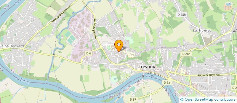 localisation de l'entreprise MADAME NADINE BOULLY  TREVOUX