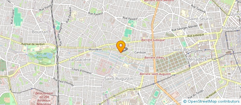 localisation de l'entreprise MADAME NADINE BOURDON  MERIGNAC