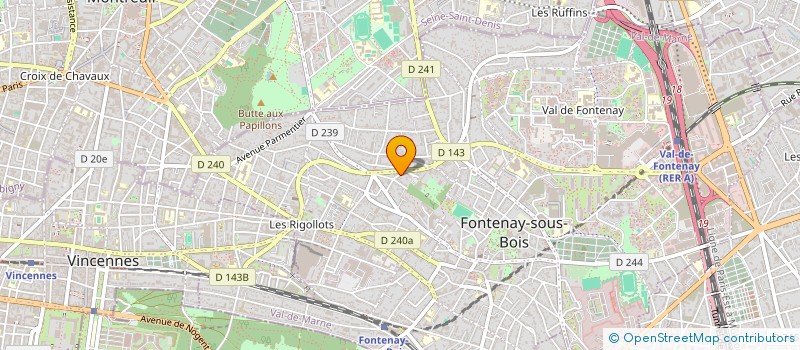 localisation de l'entreprise MADAME NADINE BOURNAZEAU à FONTENAY-SOUS-BOIS