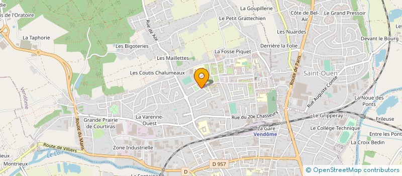 localisation de l'entreprise MADAME NADINE BOUTARD  VENDOME