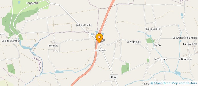 localisation de l'entreprise MADAME NADINE BOUTTEVIN  LA DOMINELAIS