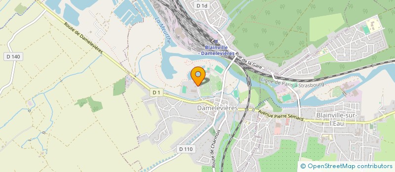 localisation de l'entreprise MADAME NADINE BRANDMEYER  DAMELEVIERES