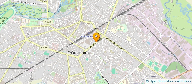 localisation de l'entreprise MADAME NADINE BRARD à CHATEAUROUX