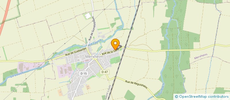 localisation de l'entreprise MADAME NADINE BRAUN  MERXHEIM