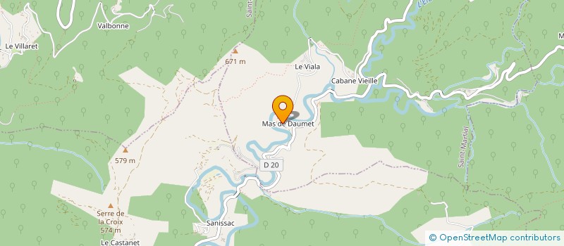 localisation de l'entreprise MADAME NADINE BRESSON  SAINT-MARTIAL