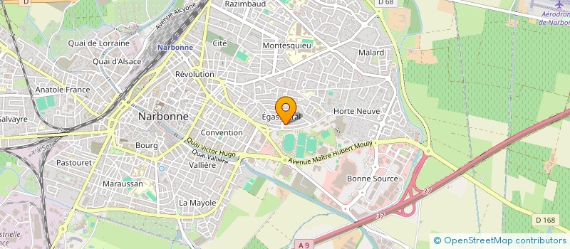 localisation de l'entreprise MADAME NADINE BRIANC à NARBONNE